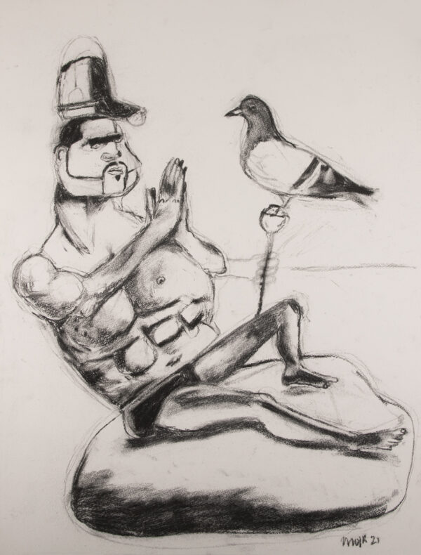 All hail the pigeon, god of town centres