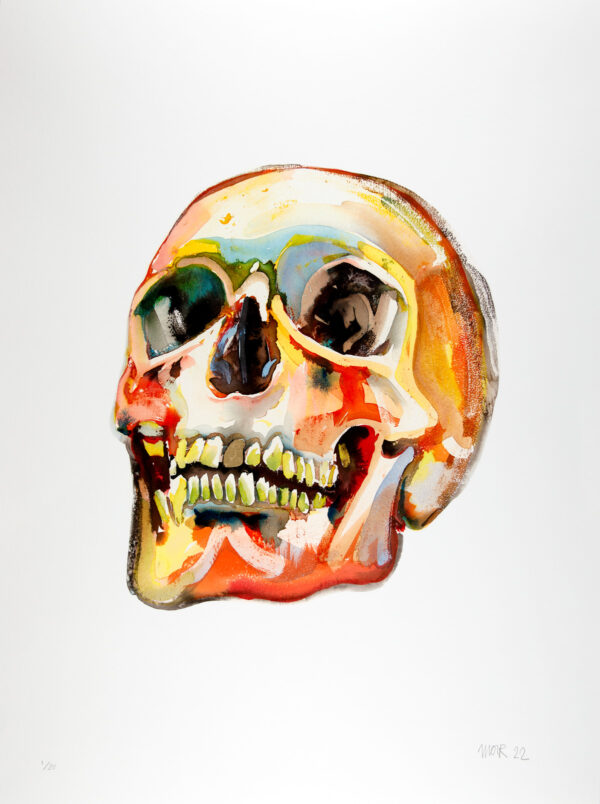 Gold Tooth - Hand finished print in 18ct gold