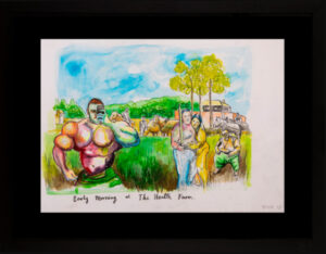 Early Morning on the Health Farm (Exhibit 03)