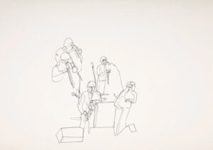 Jools Band Line Drawing
