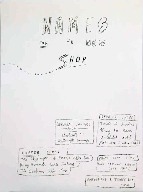 Names For Your New Shop