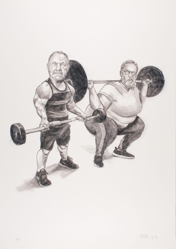 Vic and Bob at the Gym