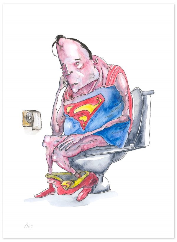 Superman at ease