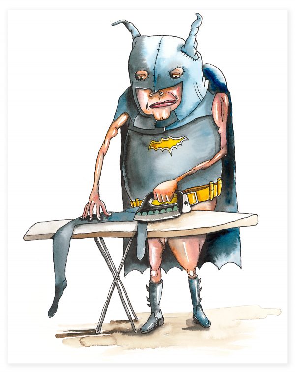 Batman Ironing
