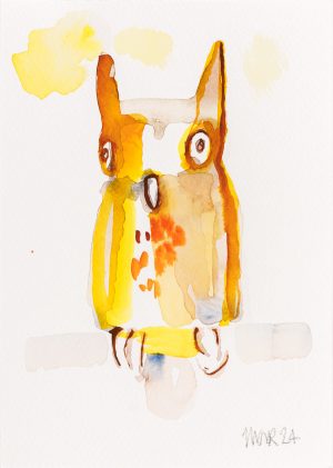 Yellow Long-eared Owl