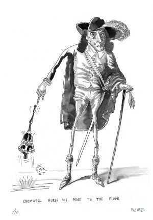 Cromwell Hurls His Mace To The Floor