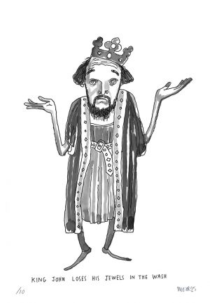 King John Loses His Jewels In The Wash